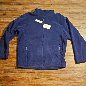 NWT Mens NORTH END Navy Blue Fleece Jacket XL